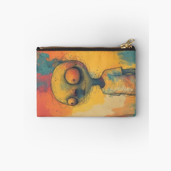 Item preview, Distorted portrait of a being in colors designed and sold by Mianku | Für das Leben.
