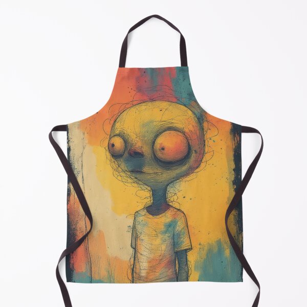 Item preview, Distorted portrait of a being in colors designed and sold by Mianku | Für das Leben.