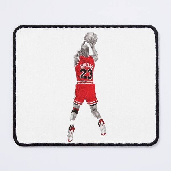 Item preview, Michael Jordan Signature Jump Shot Fine Art Drawing designed and sold by ArtByRahim.