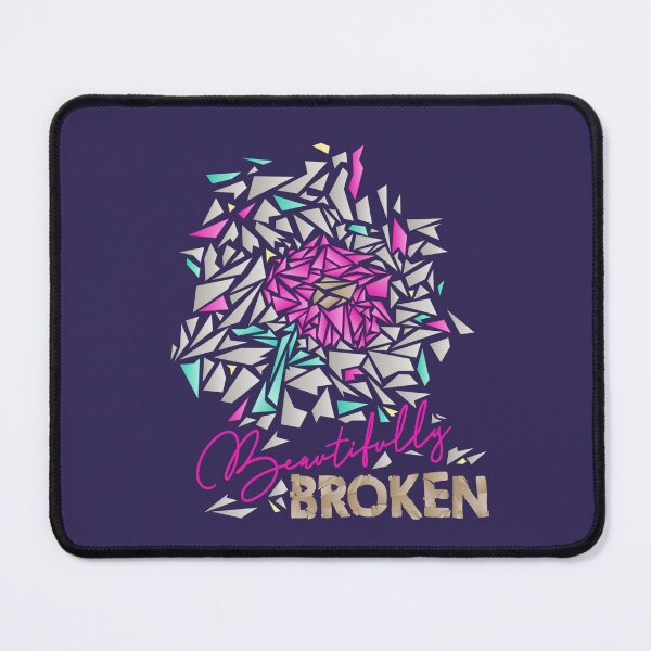 Item preview, Beautifully Broken - Inspirational Mosaic Flower designed and sold by Josh Meyer Designs.