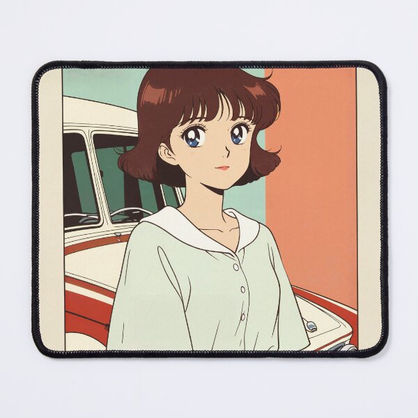 Item preview, Vintage Anime Girl Retro Forever – Showa Era Japanese Poster Style designed and sold by Atthapolaudom.