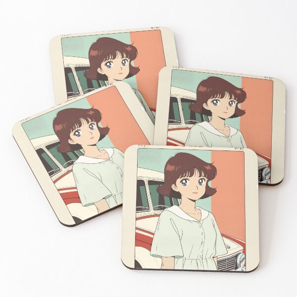 Item preview, Vintage Anime Girl Retro Forever – Showa Era Japanese Poster Style designed and sold by Atthapolaudom.