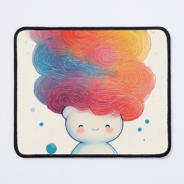 Item preview, Bear with colorful hair whorl designed and sold by Mianku | Für das Leben.