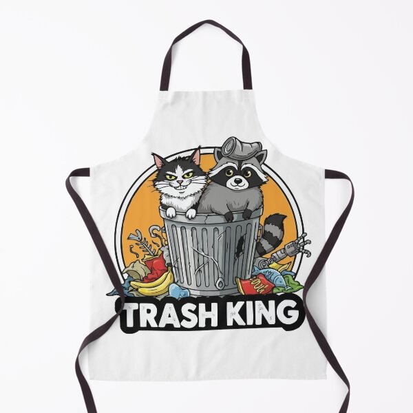 Item preview, Trash King – Raccoon and Cat Friendship designed and sold by Petzzz.