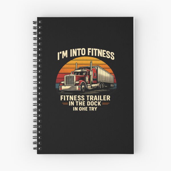 Item preview, I’m Into Fitness Trucking T-Shirt | Funny Trucker Docking Humor Tee | Retro Semi Truck CDL Driver Shirt designed and sold by DailyDrivesct.