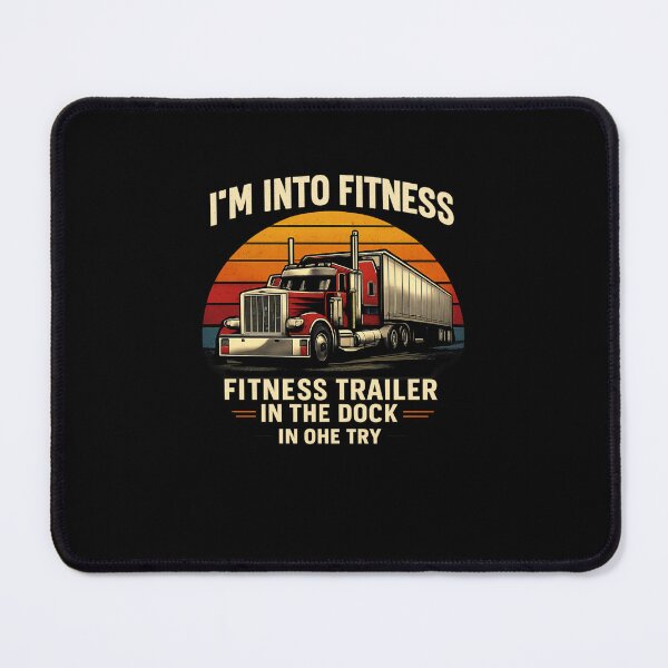 Item preview, I’m Into Fitness Trucking T-Shirt | Funny Trucker Docking Humor Tee | Retro Semi Truck CDL Driver Shirt designed and sold by DailyDrivesct.