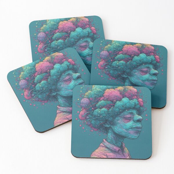 Item preview, Creative mind with a burst of color and thoughts designed and sold by Mianku | Für das Leben.