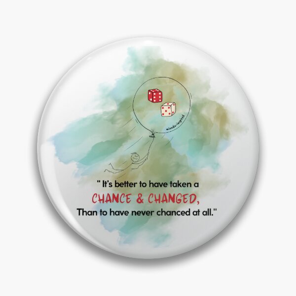 Item preview, Chance & Change | Inspiring Quote for Self Growth  designed and sold by miandu.inspired.