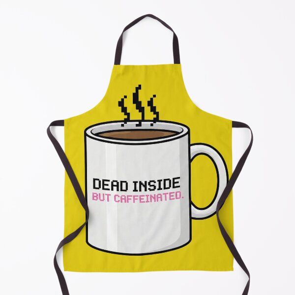 Item preview, Dead Inside But Caffeinated - Funny Office Humor Coffee Lover designed and sold by Sassy Cult.