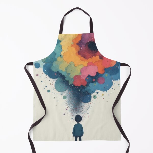 Item preview, The dreamer and his explosion of color thoughts designed and sold by Mianku | Für das Leben.