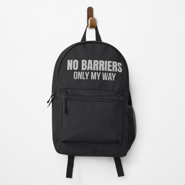 Item preview, No Barriers Only My Way Bold Motivation Quote designed and sold by RADesignHub.