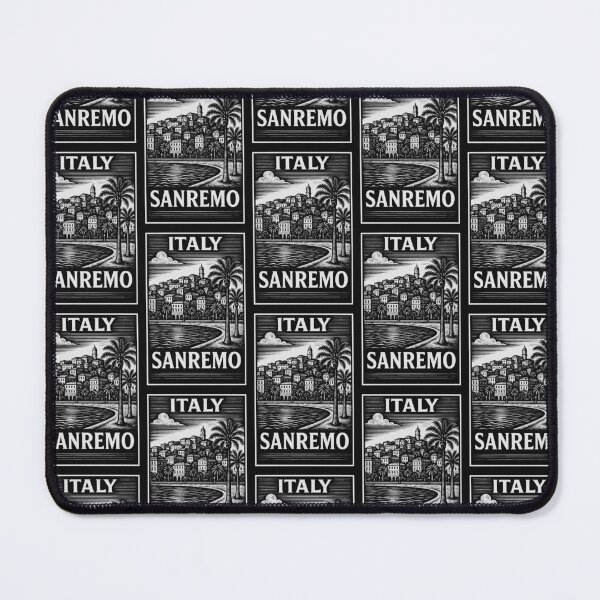 Item preview, Sanremo Italy Linocut Style  designed and sold by Thistle-TShop.