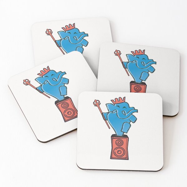 Item preview, Elephant is King of Speaker Blue Orange - Elephant King designed and sold by JoeyCapivara.