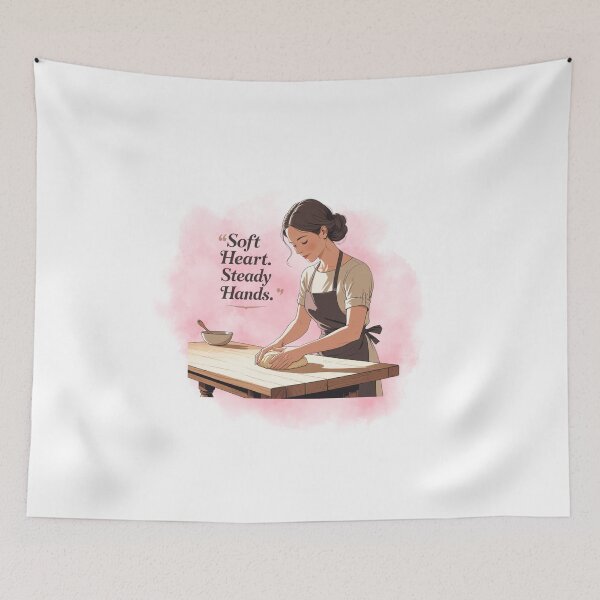 Item preview, Soft Heart, Steady Hands designed and sold by SloganSauce.