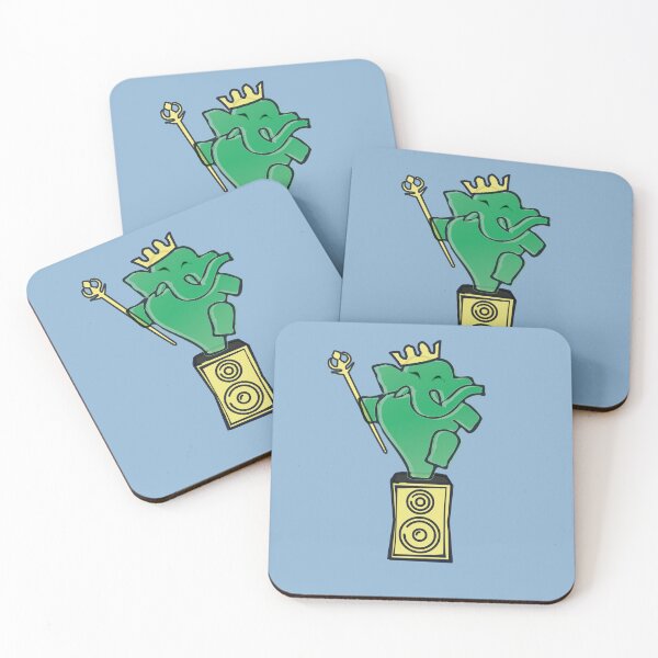 Item preview, Elephant is King of Speaker Yellow Green - Elephant King designed and sold by JoeyCapivara.