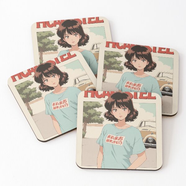Item preview, Vintage Anime Girl Retro Forever – Showa Era Japanese Poster Style designed and sold by Atthapolaudom.