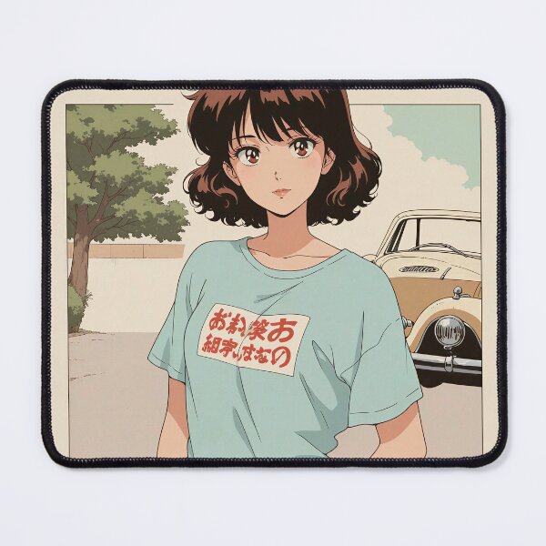 Item preview, Vintage Anime Girl Retro Forever – Showa Era Japanese Poster Style designed and sold by Atthapolaudom.
