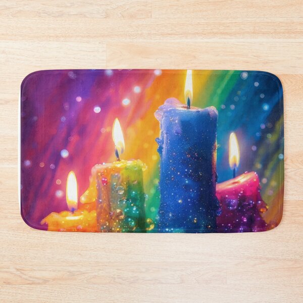 Item preview, Colorful candles with glitter and flames designed and sold by Mianku | Für das Leben.