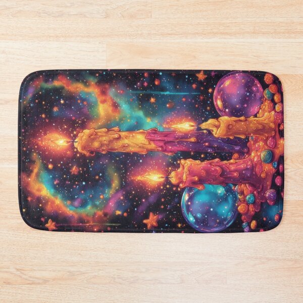 Item preview, Glowing candles in cosmic space designed and sold by Mianku | Für das Leben.