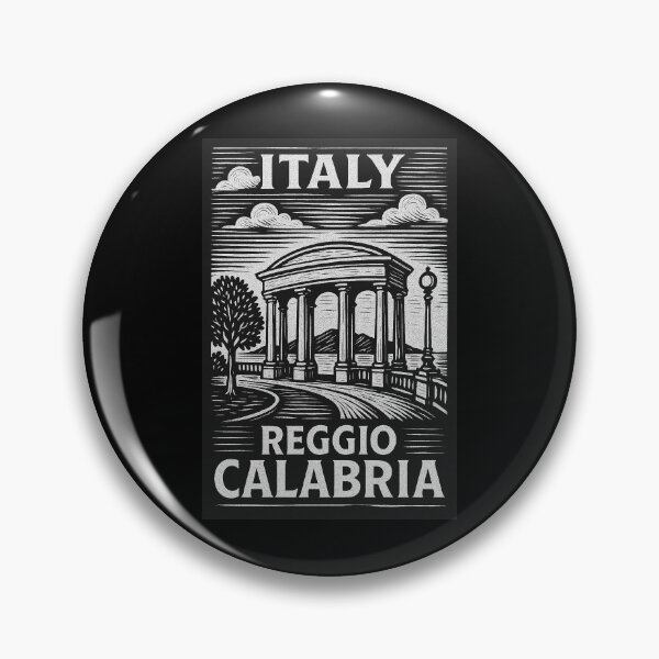 Item preview, Reggio Calabria Italy Linocut Style  designed and sold by Thistle-TShop.