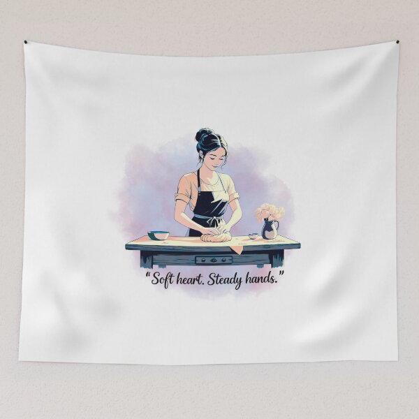 Item preview, Soft Heart, Steady Hands traditional femininity designed and sold by SloganSauce.