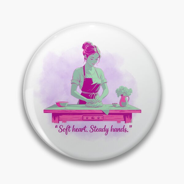 Item preview, Soft Heart, Steady Hands nurturing woman designed and sold by SloganSauce.
