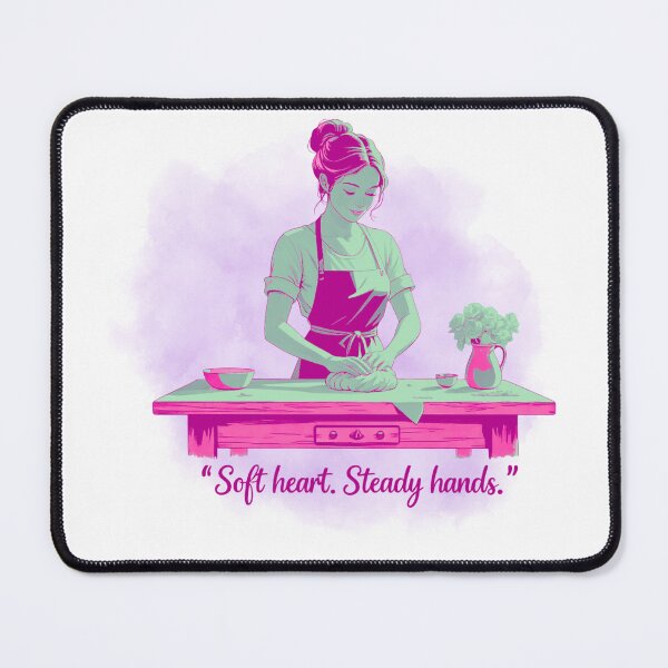 Item preview, Soft Heart, Steady Hands nurturing woman designed and sold by SloganSauce.