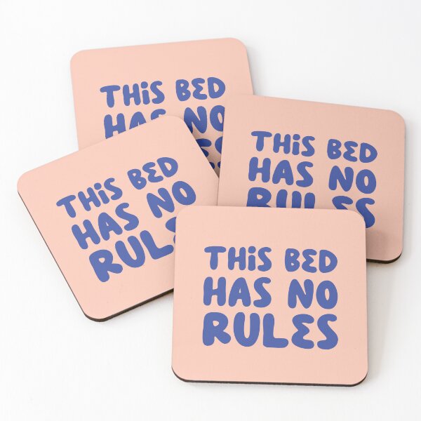 Item preview, This Bed Has No Rules Typography designed and sold by Tato's.
