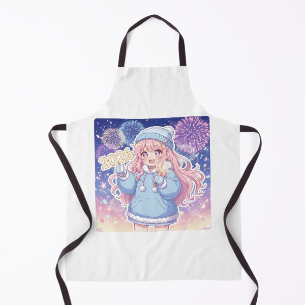 Item preview, Cute Anime Girl Happy New Year 2026 designed and sold by TaufiDaArtworks.