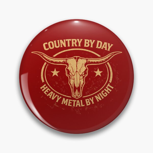 Item preview, Country by Day Heavy Metal by Night designed and sold by lioragraf.