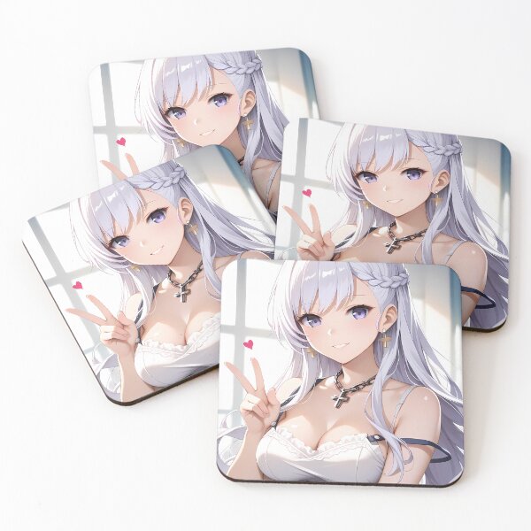 Item preview, Belfast Azur Lane Anime Girl Navy Nurse Heart designed and sold by mildaclairmo.