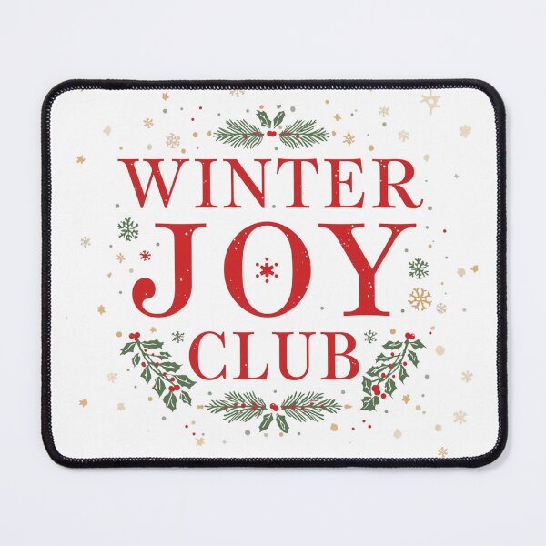 Item preview, Winter Joy Club – Cozy Christmas Typography Design designed and sold by Graphic Therapist.
