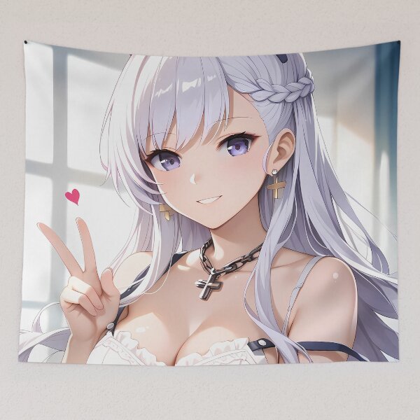 Item preview, Belfast Azur Lane Anime Girl Navy Nurse Heart designed and sold by mildaclairmo.