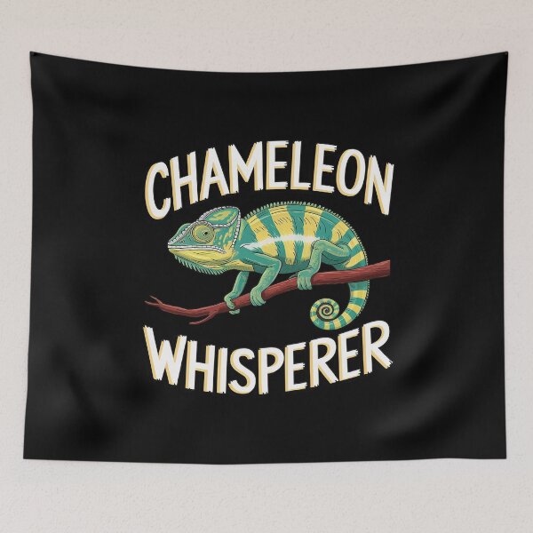 Item preview, Chameleon Whisperer Reptile Quote Chameleons designed and sold by MythWoot.
