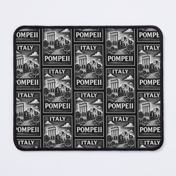 Item preview, Pompeii Italy Linocut Style designed and sold by Thistle-TShop.