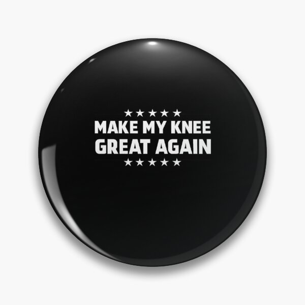 Item preview, Make My Knee Great Again Shirt | Funny Knee Surgery Recovery T-Shirt | Orthopedic Humor Patriotic Parody Tee designed and sold by DailyDrivesct.
