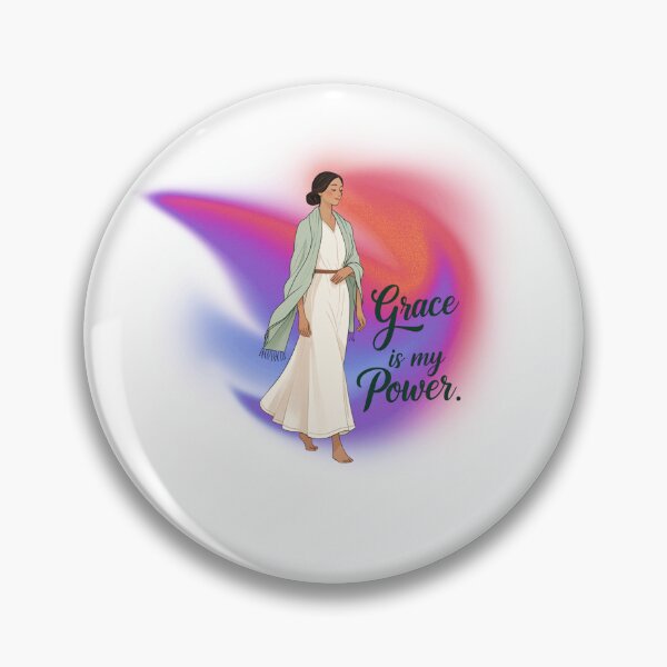 Item preview, Grace Is My Power graceful woman designed and sold by SloganSauce.