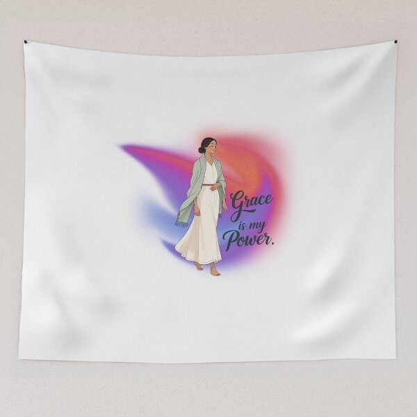 Item preview, Grace Is My Power graceful woman designed and sold by SloganSauce.