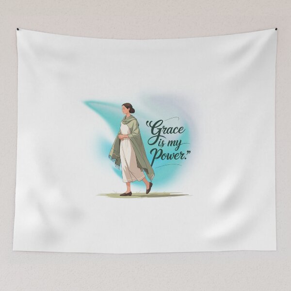 Item preview, Grace Is My Power feminine power designed and sold by SloganSauce.