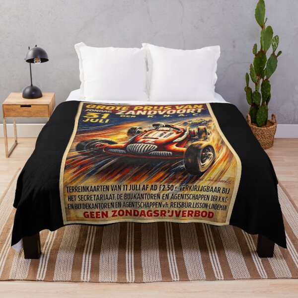 Item preview, Zandvoort variation vintage motorcicle poster designed and sold by Helios Be. Lavsh.