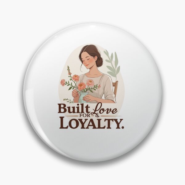 Item preview, Built For Love And Loyalty designed and sold by SloganSauce.
