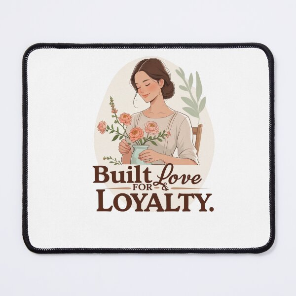 Item preview, Built For Love And Loyalty designed and sold by SloganSauce.