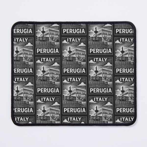Item preview, Perugia Italy Linocut Style designed and sold by Thistle-TShop.