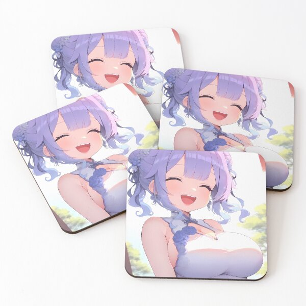 Item preview, Anime Unicorn Azur Lane Joyful Girl Smiling in Blue Chinese Dress designed and sold by mildaclairmo.