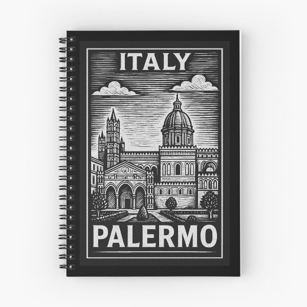 Item preview, Palermo Italy Linocut Style  designed and sold by Thistle-TShop.