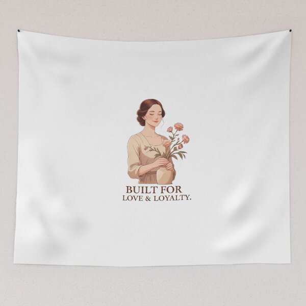 Item preview, Built For Love And Loyalty loyal woman designed and sold by SloganSauce.