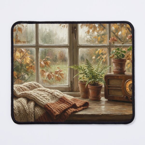 Item preview, Autumn Afternoon by the Window designed and sold by Tamer ⭐⭐⭐⭐⭐.