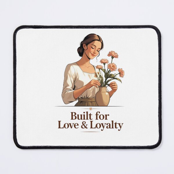 Item preview, Built For Love And Loyalty relationship values designed and sold by SloganSauce.