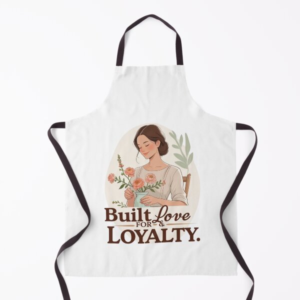 Item preview, Built For Love And Loyalty feminine devotion designed and sold by SloganSauce.