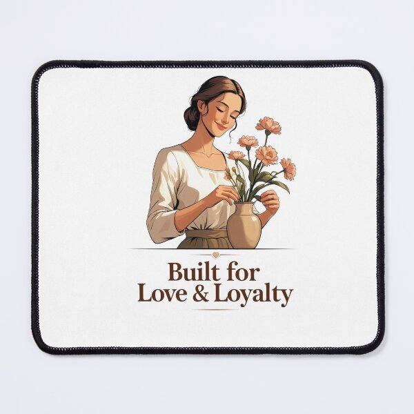 Item preview, Built For Love And Loyalty traditional wife designed and sold by SloganSauce.